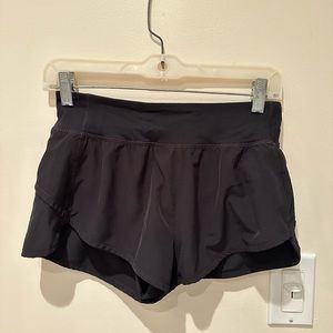 Black athletic shorts